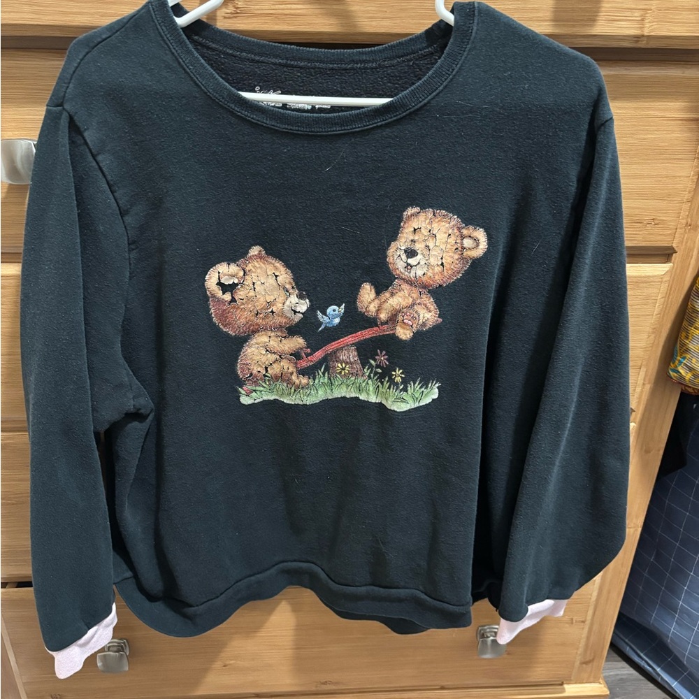 Vintage teddy bear sweatshirt